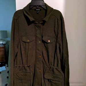 Torrid olive green jacket